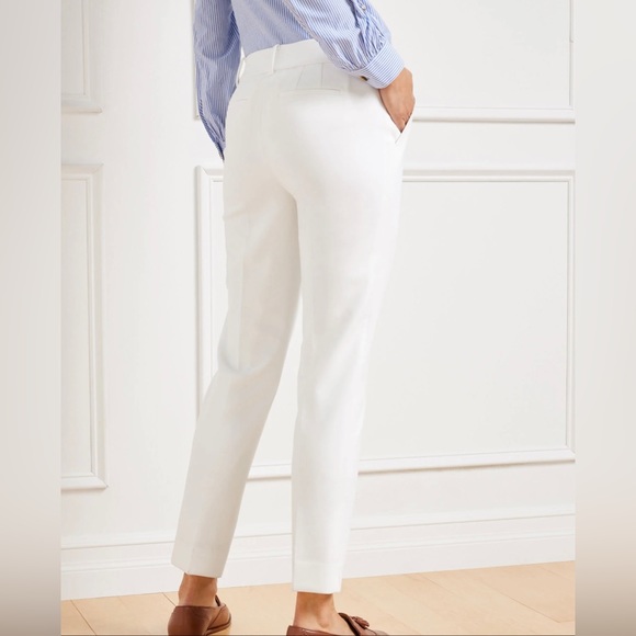 Talbots White Hampshirite Ankle Pants - Picture 3 of 9